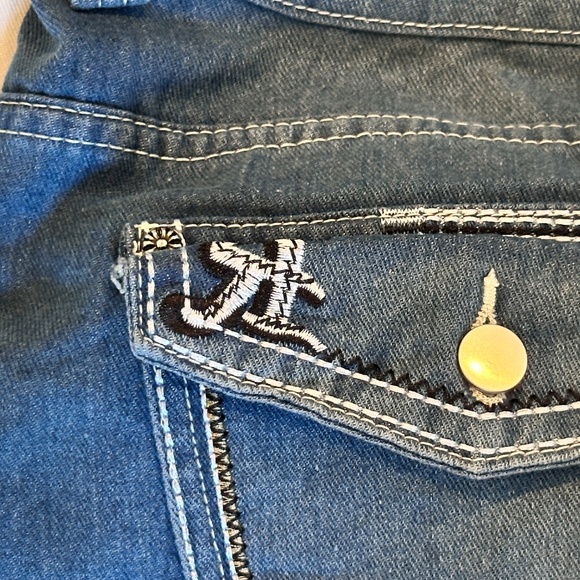 Rock Revival ALIVIA OVERSIZED WIDE-LEG JEANS - Picture 8 of 12